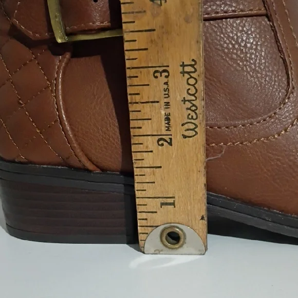 Arizona Brown Leather Knee High Boots Womens Size 8.5 - Picture 7 of 11